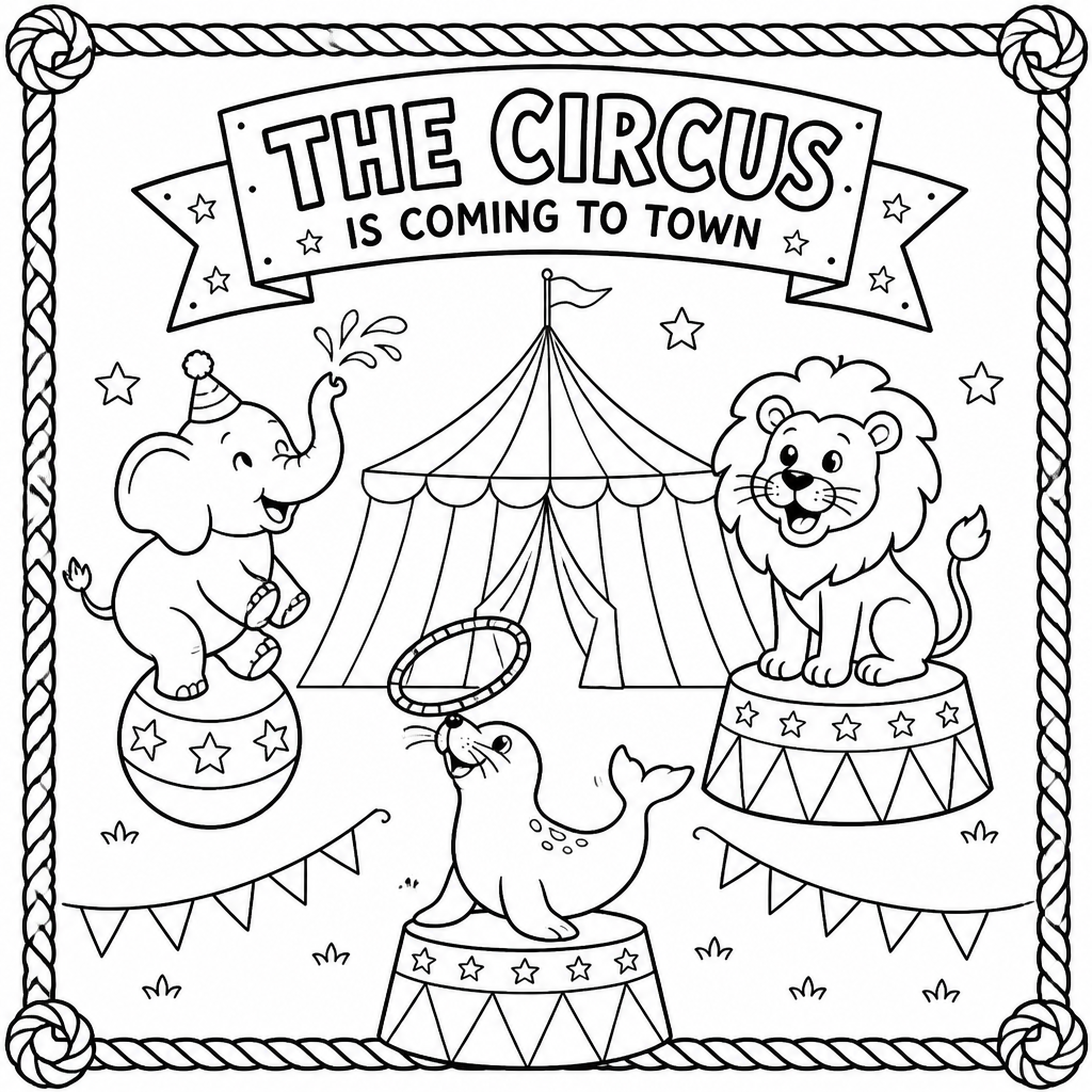 Fun at the Circus & Farm Adventure Word Puzzles Duo