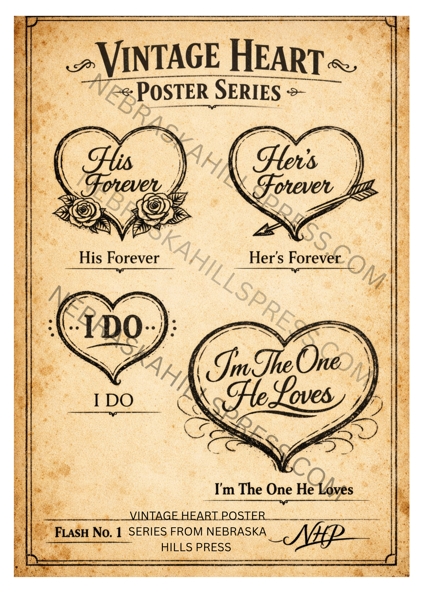 VINTAGE HEART - POSTERSERIE