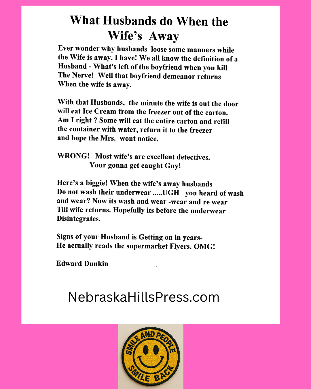 Is Dad in the Freezer? Comedy Flyer