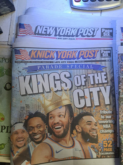 NY Post Knicks Championship Newspapers – Collector's Set