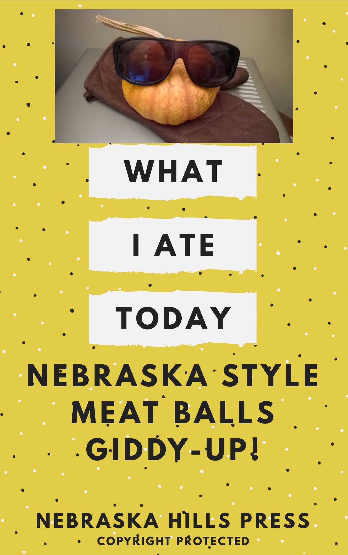 MEATBALLS ANYONE ?  OR HOW ABOUT A BURGER !