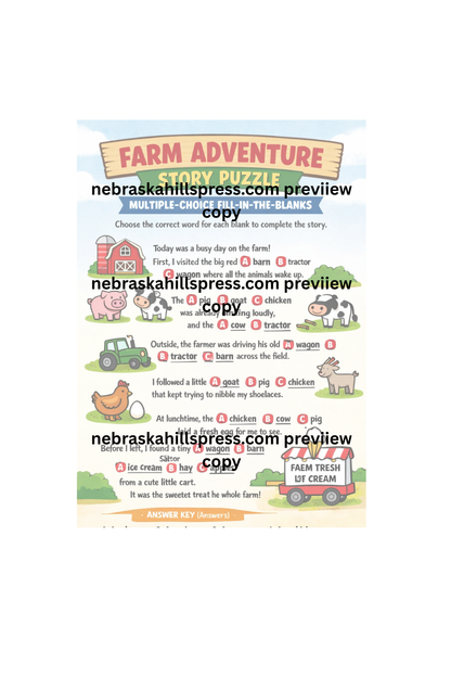 10-Page 4th of July Kids Activity Pack
