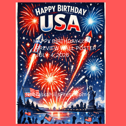 Rocket Tattoo  Wall Poster & Flash Sheet – American Flag Edition