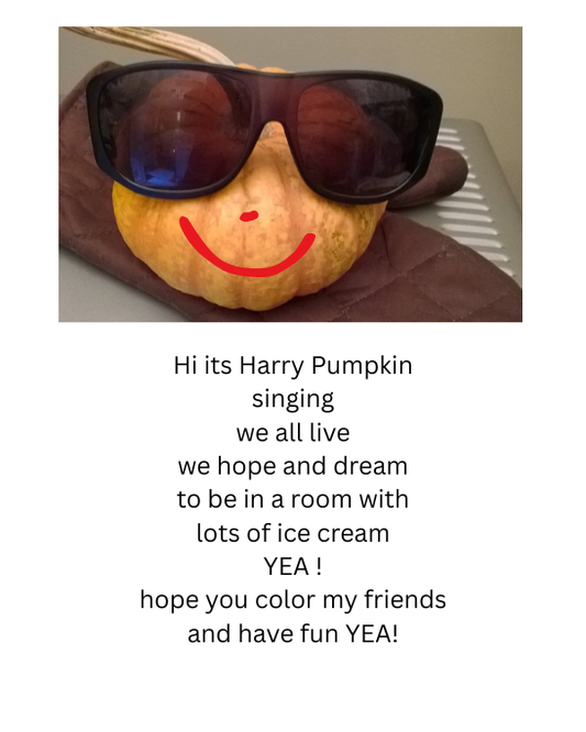 Cute Pumpkin Coloring Page — NHP Kids Coloring-FREE BONUS PAGE WITH PURCHASE