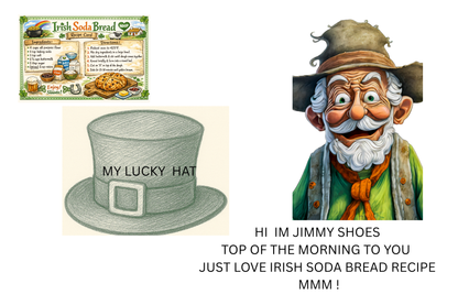 LUCKY ME FLASH SHEET - WITH IRISH SODA BREAD RECIPE