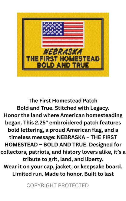Nebraska – The First Homestead Patch  Series 1 & 2