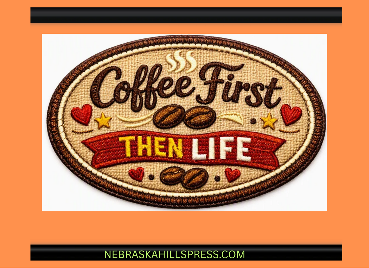 Coffee First, Then Life – Glossy Poster + Digital Download