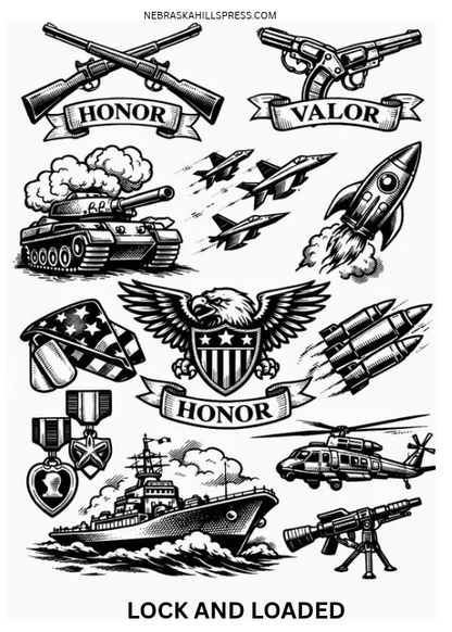 Honor & Remember – Military Tribute 4-Poster Digital Download Set
