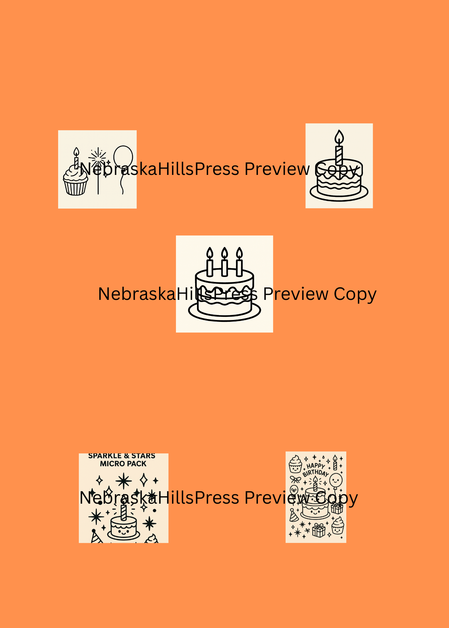 HAPPY BIRTHDAY MINI FLASH