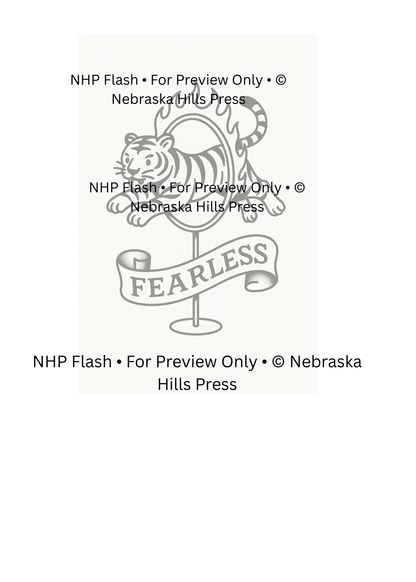 FEARLESS TATTOO FLASH WITH BONUS FREE CIRCUS ANIMAL COLORING PAGE