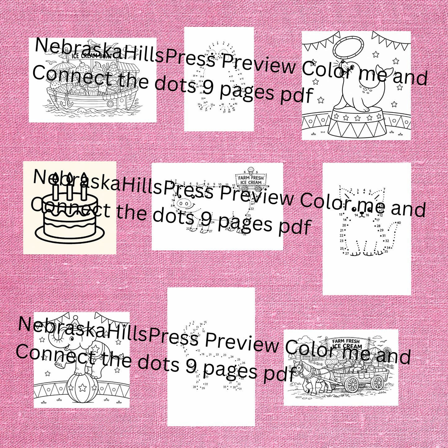 10-Page 4th of July Kids Activity Pack