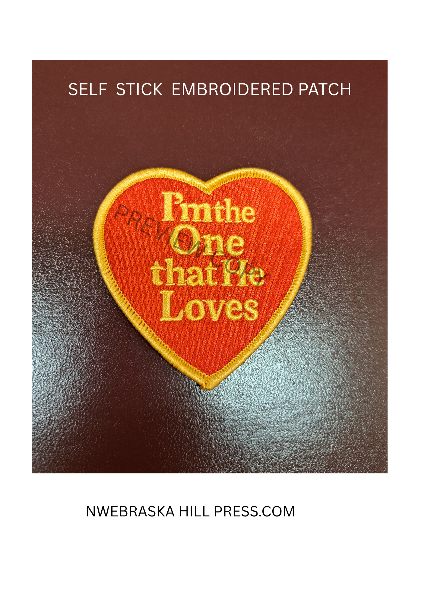 Forever Yours Poster & Matching “I’m the One He Loves” Patch Combo