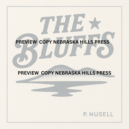 THE BLUFFS – Council Bluffs Tattoo Flash Sheet (Nebraska Hills Press)
