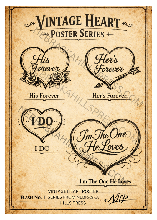 VINTAGE HEART - POSTERSERIE