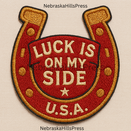 USA” Horseshoe Patch