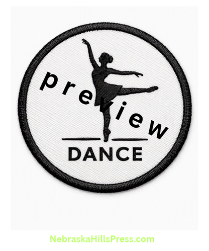 Dance Embroidered Self-Stick Patch + Digital Poster Bundle