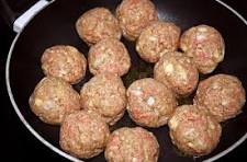 MEATBALLS ANYONE ?  OR HOW ABOUT A BURGER !