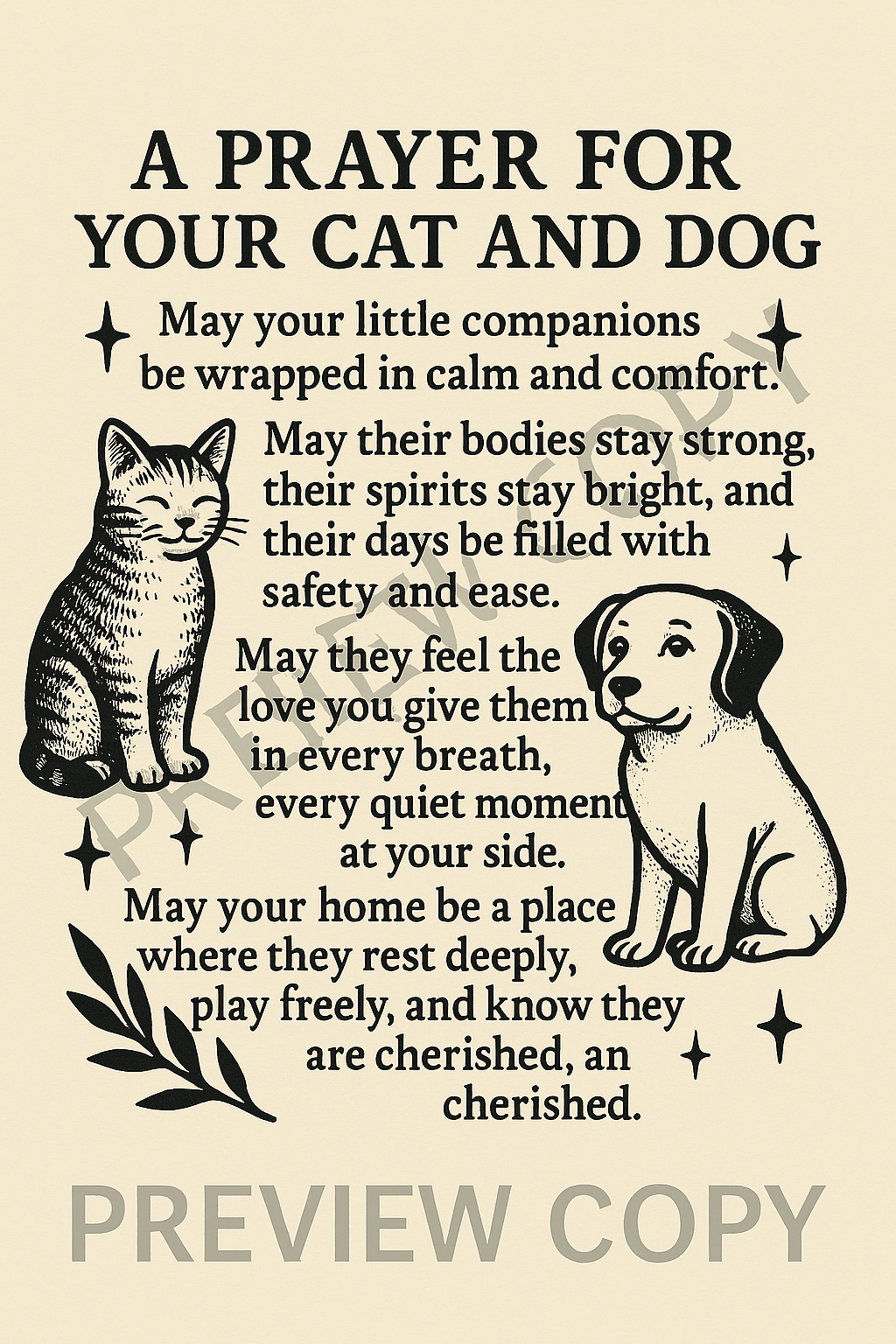 Blessings for My Beloved Friend  & WALL POSTERS