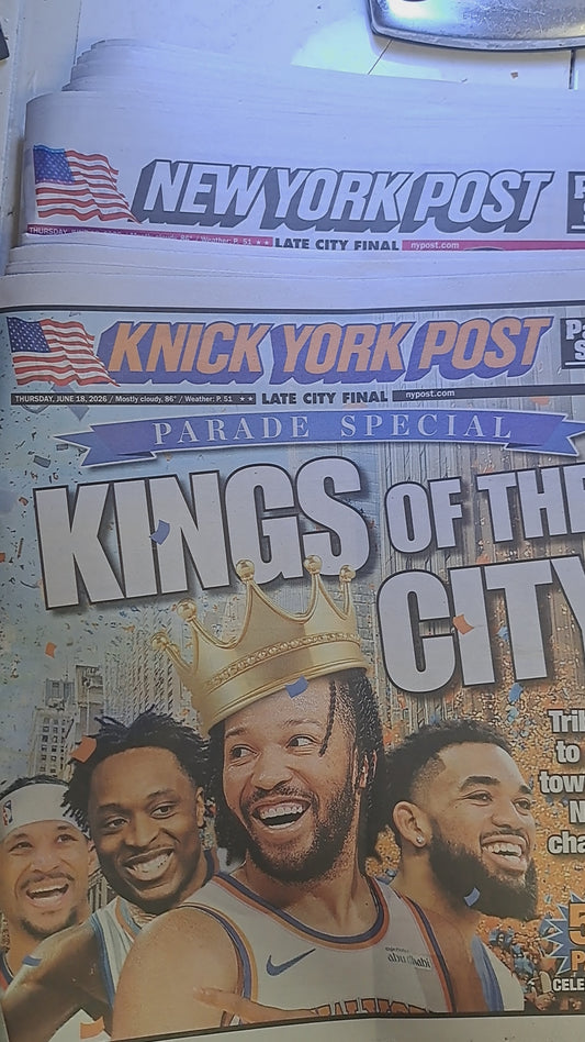 NY Post Knicks Championship Newspapers – Collector's Set
