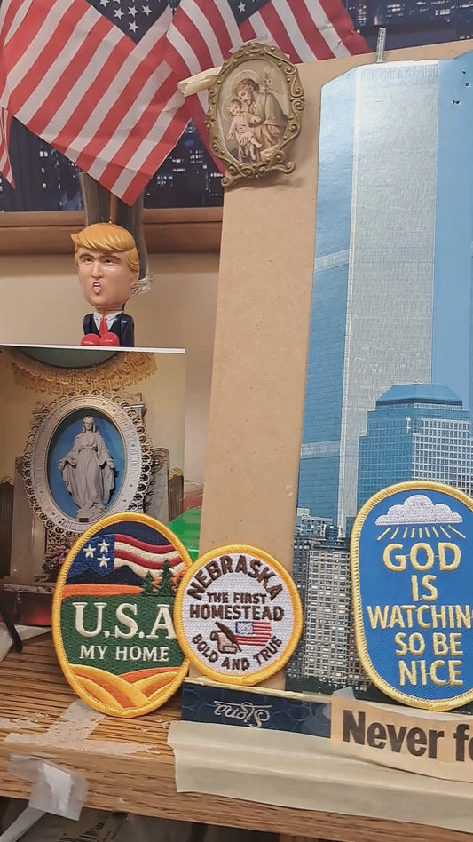 Nebraska Hills Press Embroidered Patch Bundle